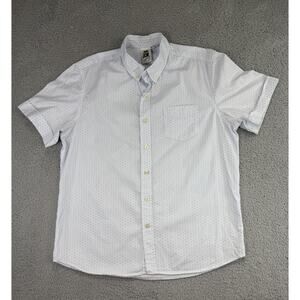 Kennington LTD California Mens Large Shirt Geometric Print Button Up